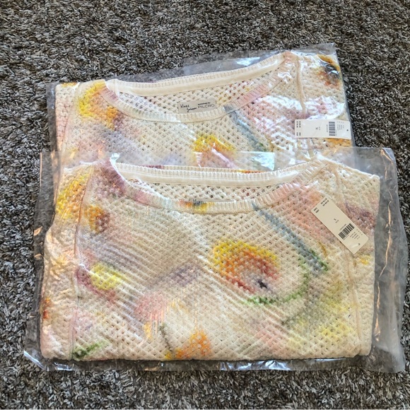 NWT Anthropologie Klaas Jonkman Mesh-Stitch Crew-Neck Sweater - Picture 4 of 5